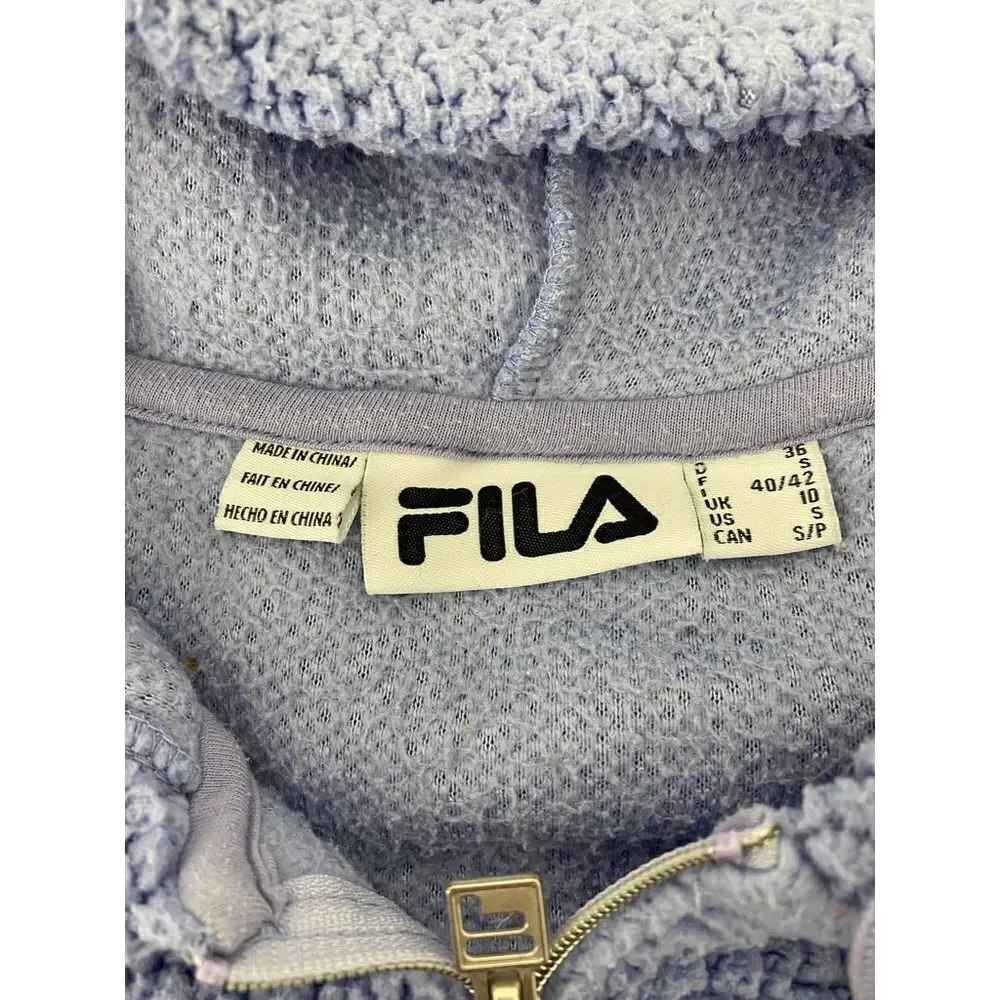 FILA Fleece Pullover Half-Zip Jacket Lavender - Women's Size Small